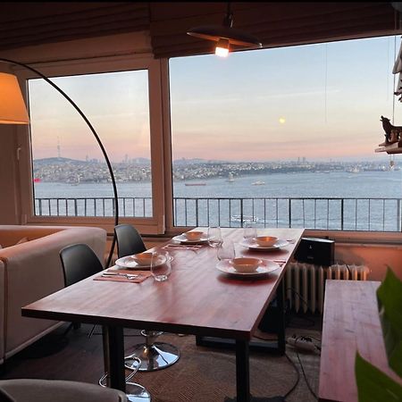 Art Loft , 270* Full Sea View In Cihangir Leilighet Istanbul Eksteriør bilde