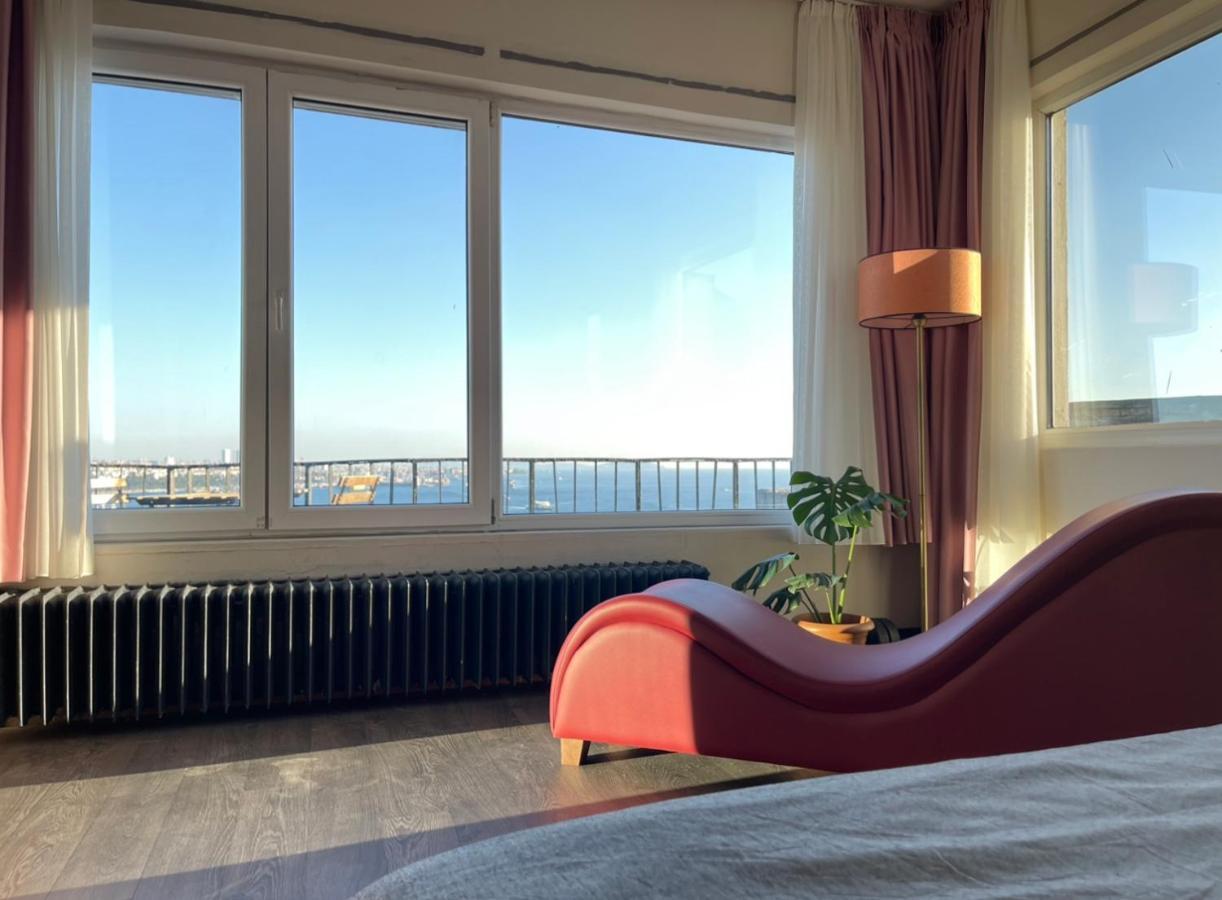 Art Loft , 270* Full Sea View In Cihangir Leilighet Istanbul Eksteriør bilde