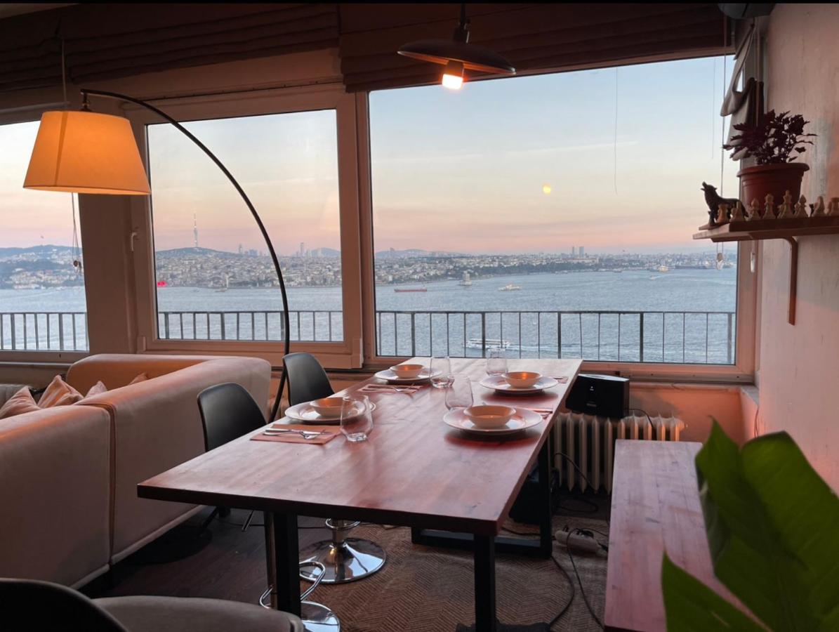 Art Loft , 270* Full Sea View In Cihangir Leilighet Istanbul Eksteriør bilde