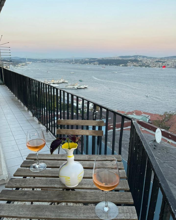 Art Loft , 270* Full Sea View In Cihangir Leilighet Istanbul Eksteriør bilde