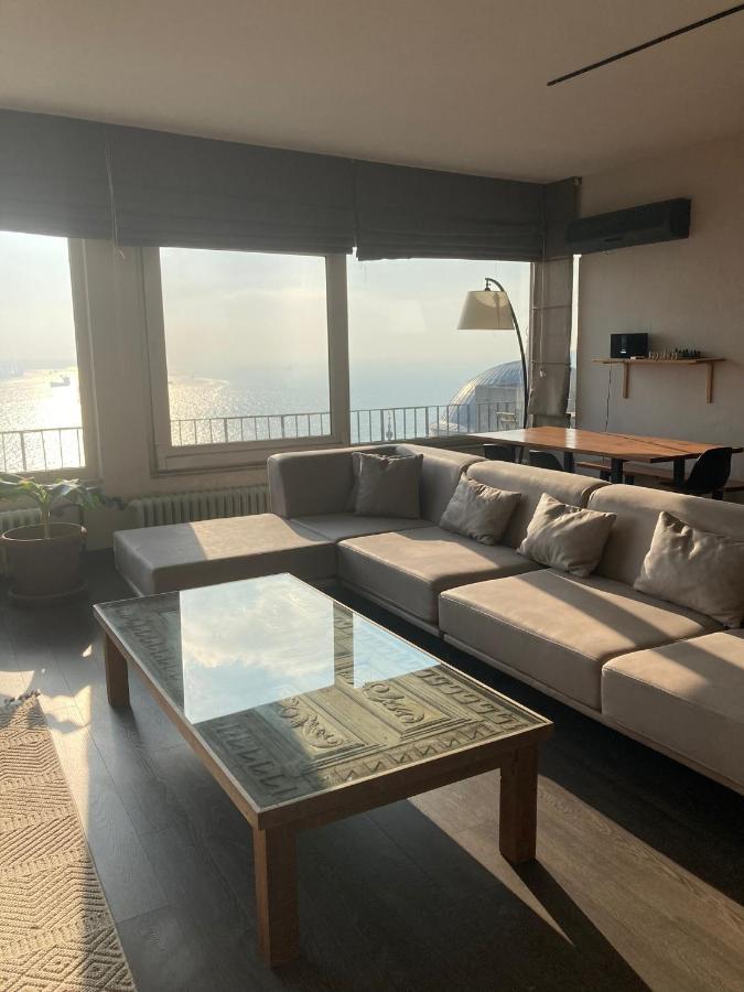 Art Loft , 270* Full Sea View In Cihangir Leilighet Istanbul Eksteriør bilde